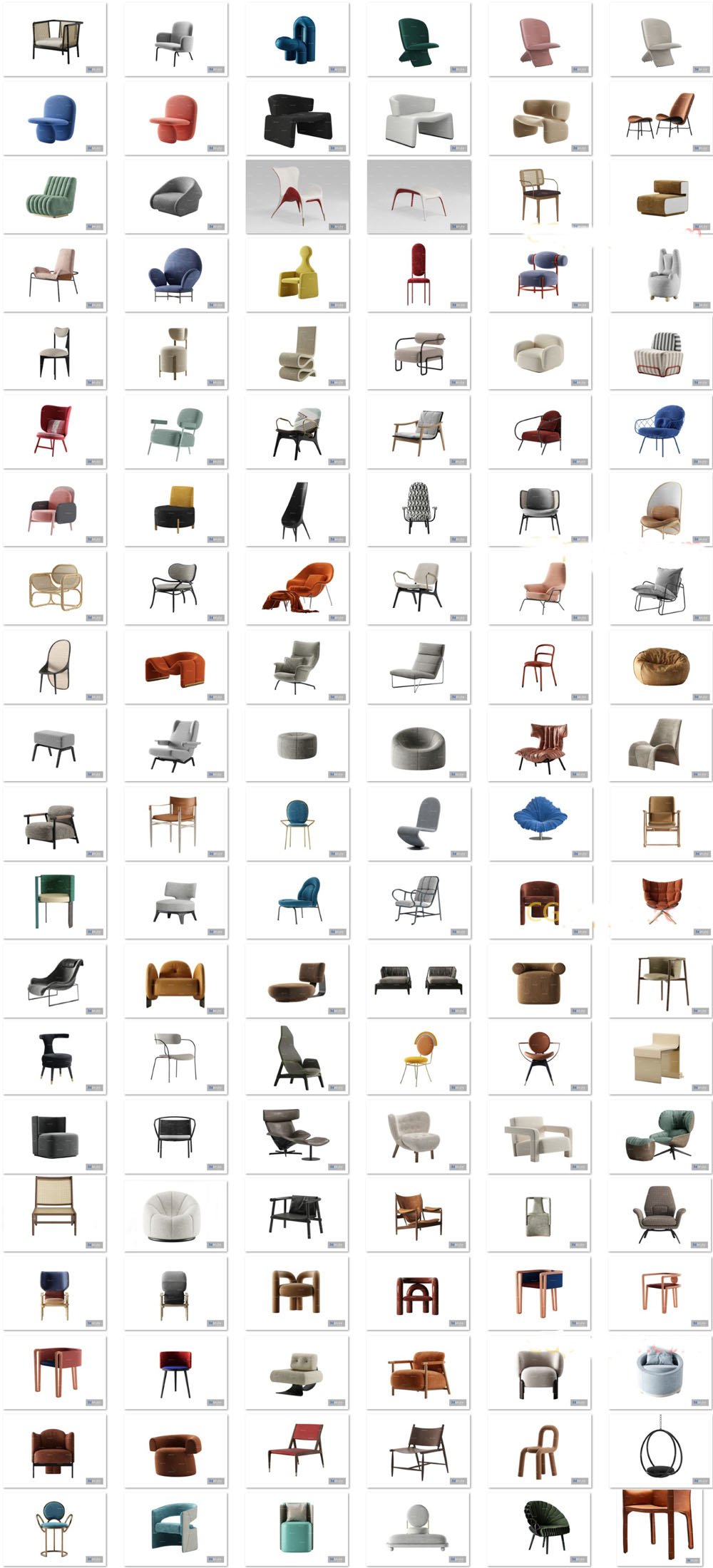 145套高精度扶手椅模型3D Max格式下载.jpg