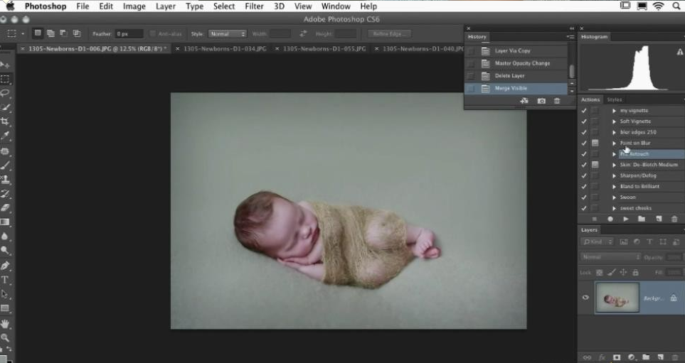 顶尖新生儿摄影教程婴儿摄影+后期修饰视频教程附作品集