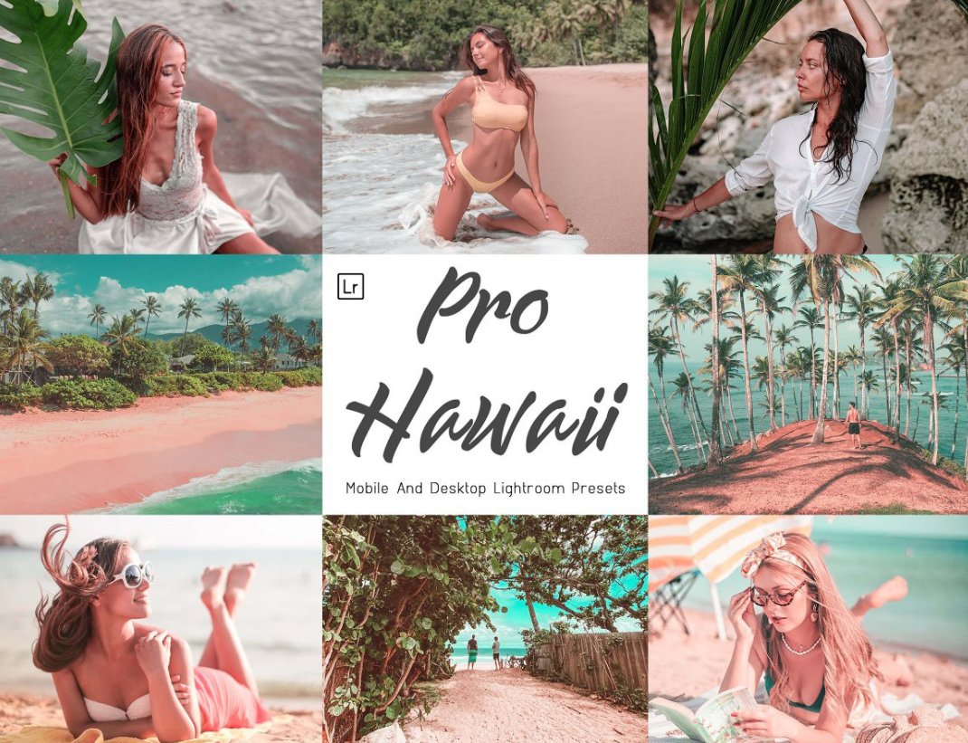 夏威夷旅拍写真Insta人像Lightroom预设与APP预设